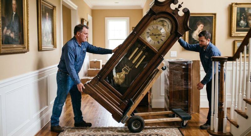 Grandfather Clock Moving in Hickory, NC